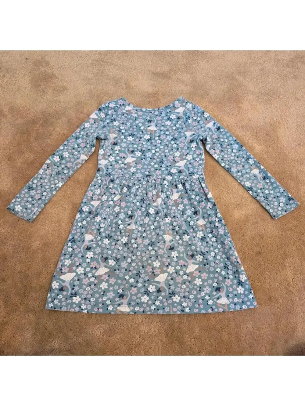 Carters Floral Ballerina Dress Size 5 #1026